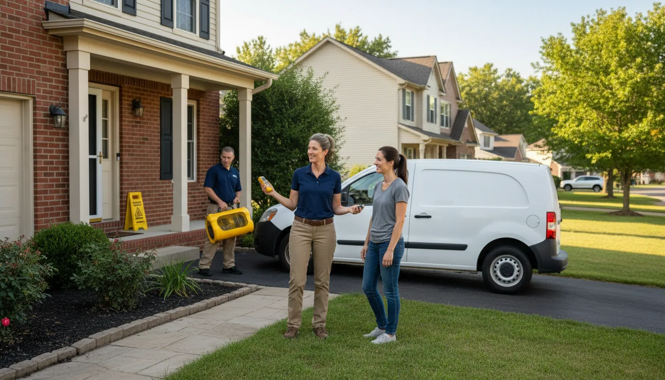 Water restoration image for Fire And Smoke Damage Restoration in Elizabeth, AR